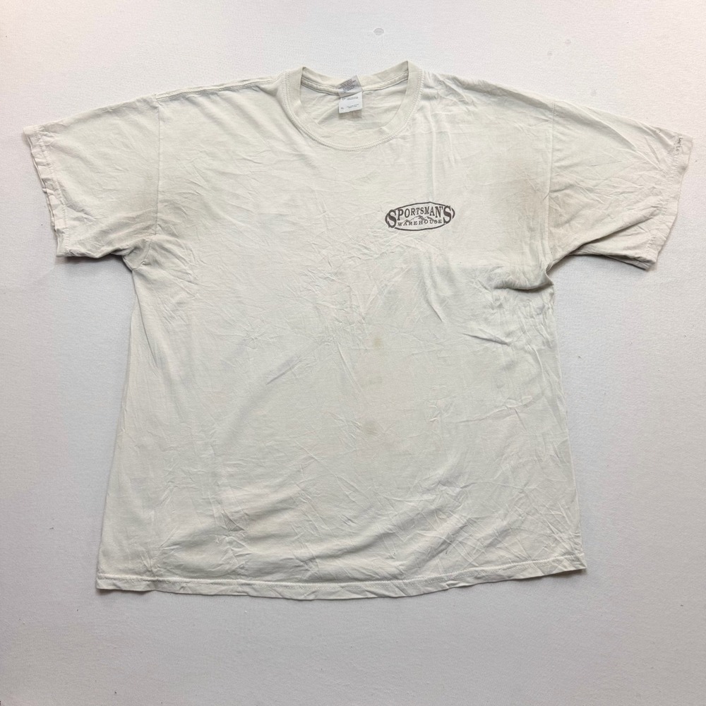 Sportsman's Warehouse T-Shirt Mens Extra Large Tan Fair 2007 Montana Graphic